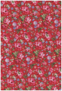 Sweatheart - rosa Blüten auf rot
